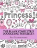 The Blank Comic Strip Doodle Pad for Girls 5 (Paperback) - Art Journaling Sketchbooks Photo