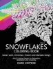 Snowflakes Coloring Book Dark Edition Vol.2 - Swear Word, Christmas, Flowers and Mandala Design (Paperback) - Snowflakes Team Photo