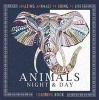 Animals Night & Day Coloring Book - Amazing Animals to Bring to Life (Paperback) - Beverly Lawson Photo