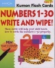 Numbers 1-30 Write & Wipe! (Cards) - Kumon Publishing Photo