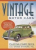 Vintage Motor Cars Card Game (Game) - Us Games Systems Photo