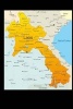 Map of Laos Journal - 150 Page Lined Notebook/Diary (Paperback) - Cool Image Photo