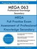 Mega 063 Professional Knowledge Secondary - Missouri Educator Gateway Assessments (Paperback) - Preparing Teachers in America Photo