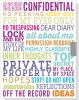 For My Eyes Only Locking Journal (Diary, Notebook) (Hardcover) - Peter Pauper Press Inc Photo