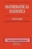 Mathematical Statistics (Hardcover) - Keith Knight Photo