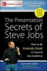 The Presentation Secrets of Steve Jobs: How to be Insanely Great in Front of Any Audience (Paperback) - Carmine Gallo Photo