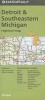  Detroit & Southeastern Michigan Regional Map (Sheet map, folded) - Rand McNally Photo