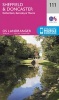 Sheffield & Doncaster, Rotherham, Barnsley & Thorne (Sheet map, folded, February 2016 ed) - Ordnance Survey Photo