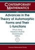 Advances in the Theory of Automorphic Forms and their $L$-Functions (Paperback) - Dihua Jiang Photo