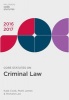 Core Statutes on Criminal Law 2016-17 (Paperback) - Kate Cook Photo