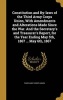 Constitution and By-Laws of the , with Amendments and Alterations Made Since the War. and the Secretary's and Treasurer's Report, for the Year Ending May 5th, 1867 ... May 6th, 1867 (Hardcover) - Third Army Corps Union Photo