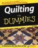 Quilting For Dummies (Paperback, 2nd Revised edition) - Cheryl Fall Photo