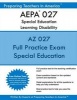 Aepa 027 Special Education Learning Disability - AZ 027 Special Education Learning Disability (Paperback) - Preparing Teachers in America Photo