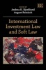 International Investment Law and Soft Law (Hardcover) - Andrea K Bjorklund Photo