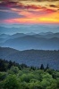 View of the Mountains from the Blue Ridge Parkway Journal - 150 Page Lined Notebook/Diary (Paperback) - Cs Creations Photo