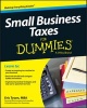 Small Business Taxes For Dummies (Paperback) - Eric Tyson Photo