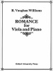 Romance for Viola and Piano (Sheet music) - Ralph Vaughan Williams Photo