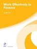 Work Effectively in Finance Tutorial (Paperback) - Michael Fardon Photo