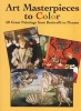 Art Masterpieces to Colour - 60 Great Paintings from Botticelli to Piccasso (Paperback) - Marty Noble Photo