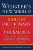 Webster S New World Concise Dictionary and Thesaurus (Paperback) - Editors Of Websters New World College Dictionaries Photo