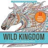 Wild Kingdom Adult Coloring Book (31 Stress-Relieving Designs) (Paperback) - Peter Pauper Press Photo