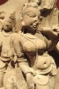 Ancient Sculpture of Hindu Vishnu Attendants - Blank 150 Page Lined Journal for Your Thoughts, Ideas, and Inspiration (Paperback) - Unique Journal Photo