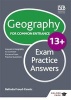 Geography for Common Entrance 13+ Exam Practice Answers (Paperback) - Belinda Froud Yannic Photo