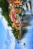 Menaggio on Lake Como Milan Italy Journal - 150 Page Lined Notebook/Diary (Paperback) - Cool Image Photo