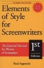 Elements of Style for Screenwriters (Paperback, 1st ed) - Paul Argentini Photo