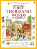 First Thousand Words in German (Paperback, New edition) - Heather Amery Photo