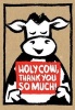 Holy Cow - Thank You So Much! (Cards) - Amy Krouse Rosenthal Photo