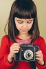 Adorable Retro Little Girl Photographer with Her Vintage Camera Journal - 150 Page Lined Notebook/Diary (Paperback) - Benton Press Photo