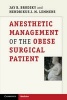 Anesthetic Management of the Obese Surgical Patient (Paperback) - Jay B Brodsky Photo