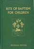 Rite of Baptism for Children (Bilingual Edition) (Hardcover) - Catholic Church Photo