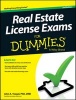 Real Estate License Exams For Dummies (Paperback, 2nd Revised edition) - John A Yoegel Photo