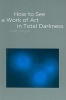 How to See a Work of Art in Total Darkness (Paperback) - Darby English Photo