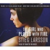 The Girl Who Played with Fire (CD, Unabridged) - Stieg Larsson Photo