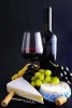 French Cheese with Wine and Grapes Journal - 150 Page Lined Notebook/Diary (Paperback) - Cool Image Photo