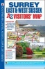 Surrey East & West Sussex Visitors Map (Sheet map, folded, 26th Revised edition) - Geographers A Z Map Co Ltd Photo