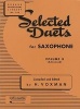 Selected Duets for Saxophone, Volume II - Advanced (Sheet music) - H Voxman Photo