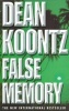 False Memory (Paperback, New Ed) - Dean Koontz Photo