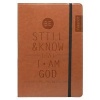 Journal - Lux-Leather - Brown Be Still (Leather / fine binding) - Christian Art Gifts Photo