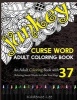 Curse Word Adult Coloring Book - An Adult Coloring Book with 37 Relaxing Swear Words to Calm Your Rage (Paperback) - Kadence Lee Photo