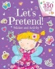 Let's Pretend! Sticker and Activity (Paperback) - Little Bee Books Photo