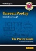 New GCSE English Literature AQA Unseen Poetry Study & Exam Practice - For the Grade 9-1 Course (Paperback) - CGP Books Photo