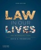 Law in Our Lives - An Introduction (Paperback, 3rd) - David O Friedrichs Photo