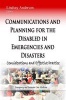 Communications and Planning for the Disabled in Emergencies and Disasters - Considerations and Effective Practice (Hardcover) - Lindsay Anderson Photo