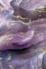 Purple and Gold-Veined Charoite Mineral Close-Up Journal - 150 Page Lined Notebook/Diary (Paperback) - Cs Creations Photo