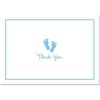 Baby Steps Blue Thank You Notes (Stationery, Note Cards, Boxed Cards) (Cards) - Peter Pauper Press Photo