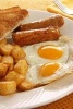 The Breakfast Food Journal Eggs, Sausage, Toast, Hash Browns - 150 Page Lined Notebook/Diary (Paperback) - Cool Image Photo